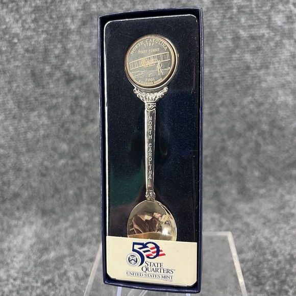 Us Mint Other - 2001 North Carolina US Mint 50 State Quarters Collectible Spoon w/Box